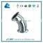 Sanitary Clamp Weld Elbow 45