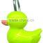 Lovely duck painted shower curtain hooks