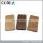 the cheapest best price polymer battery wood Aluminum portable charger power bank for 4000mAh