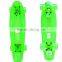 LED plastic skateboard with LED wheel