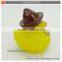 Lovely 5cm rubber duck baby bath duck toy for sale