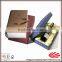 Simple whiskey 1 bottle zipper wine box with shoulder
