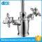 2016 China factory deck mounted dual handle stainless steel 304 kitchen sink pre rinse faucet