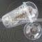 wholesale High quality plastic cup with lid and straw for boba bubble tea