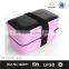 Fashion Pink Bento Box, FDA Approved, Microwave & dishwasher safe, BPA Free, Eco-friendly