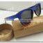 Captain Cartoon Stickers Bamboo Sunglasses With Bamboo Case America Style