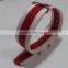 Cream Red Cream One Piece G10 Buckle Nato Watch Strap