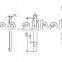 PVC Door Lock for PVC Profile or Aluminum alloy Casement Door 9.02.10302