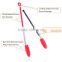 OEM Cooking Tools Silicone Handle Stainless Steel 304 BBQ Scissor Tong