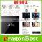Dragonbest android 6.0 marshmallow tv box Amlogic S905X X96 Smart TV Box