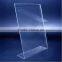 Budget Priced customized A3 size Acrylic Menu sign Holder SINGLE SIDED
