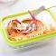 transparent different square round rectangle shaped Collapsible Food Storage Container Freezer, Microwave & Oven Safe