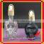 Skull frosted black glass dropper bottle for pipette 60ml dropper bottle with childproof tamper cap