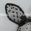 Black origin lace bunny rabbit ears headband