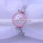 charm lignt pink pearl rings silver sterling pearl rings jewelry