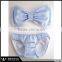 Wholesale Seersucker Bow Bandeau And Bikini