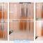 Eco-friendly transparent 3D EVA shower curtain