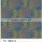 TJ-3841 Transparent emboossed tablecloth with golden & silver