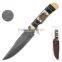 AM-1521 High quality damascus hunting knife for camping handmade pocket knifes