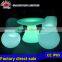 Plastic PE led bar table for nightclub