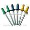 Chinese color coated aluminium blind rivet with steel mandrel