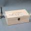 Hot sale square pine 16 small bottles 2 big bottles doterra essential oil wooden case wholesale