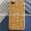 Natural bamboo wood cell phone case for iphone 6/6s, 2015 new unique design bamboo cell case
