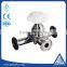 3 way diaphragm valve with stainless steel 316L