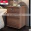 3 drawer nightstand/end table Bedside Cabinet Chest, walnut