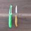 New 2pcs/set Paring Fruit Vegetable Utility4" Kitchen Ceramic Knife Sets + Peeler Light Green P10