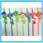 4 Pieces Wholesale PVC Drinking Straws,Creative Spiral Drinking Straws