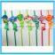 4 Pieces Wholesale PVC Drinking Straws,Creative Spiral Drinking Straws