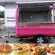 2017 minggu new model food trucks food vending trailer electric mobile food cart/broasted chicken machine