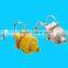 Plastic adjustable ball eyelet coating nozzle