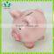 Cute ceramic pink pig piggy bank