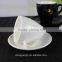 Factory direct wholesale porcelain black & white coffee cup and saucer