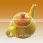 Porcelain color decal teapots