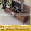 Wooden lcd tv stand with no fingerprint processing metal frame