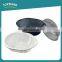 Custom color kitchen vegetable fruit wash strainer oval plastic colander with lid