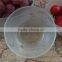 leaves frosted effect glass bowl for centerpieces