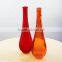frosted colored glass material home goods decorative vase