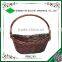 Cheap christmas basket wicker woven empty gift basket