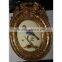 Small size oval shape frame with handmade painting