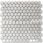 MM-CV232 Top quality house decorative natural stone hexagonal 1''marble mosaics