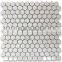 MM-CV232 Top quality house decorative natural stone hexagonal 1''marble mosaics