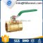 alibaba hot sale brass ball valve price with NPT for water