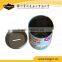Round cylinder shape tin box cans with custom print for cake box