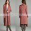 Woman Sweater Cardigan Stylish Full Sleeves Red Plus Wear Spring Elegant Rayon Marled Long Line Cardigan Sweaters Wholesale