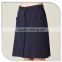 2016 beautiful women black office fashion mini skirts designs with front uadruple-breasted