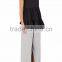 Customized Lady's Apparel Elastic Waistband Cotton Fleece Split-inseam Jogger Pants(DQM015P)